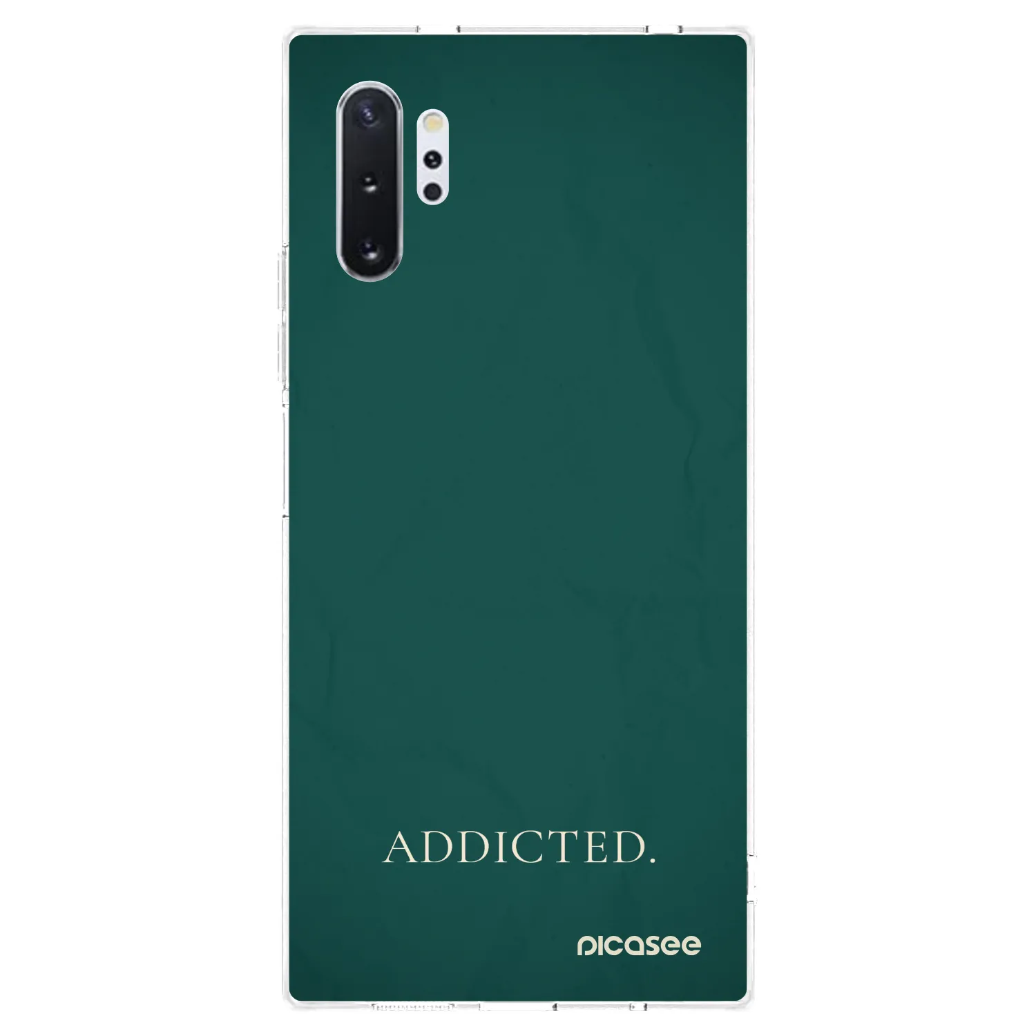 Picasee silikonowe przeźroczyste etui na Samsung Galaxy Note 10+ N975F - Addicted