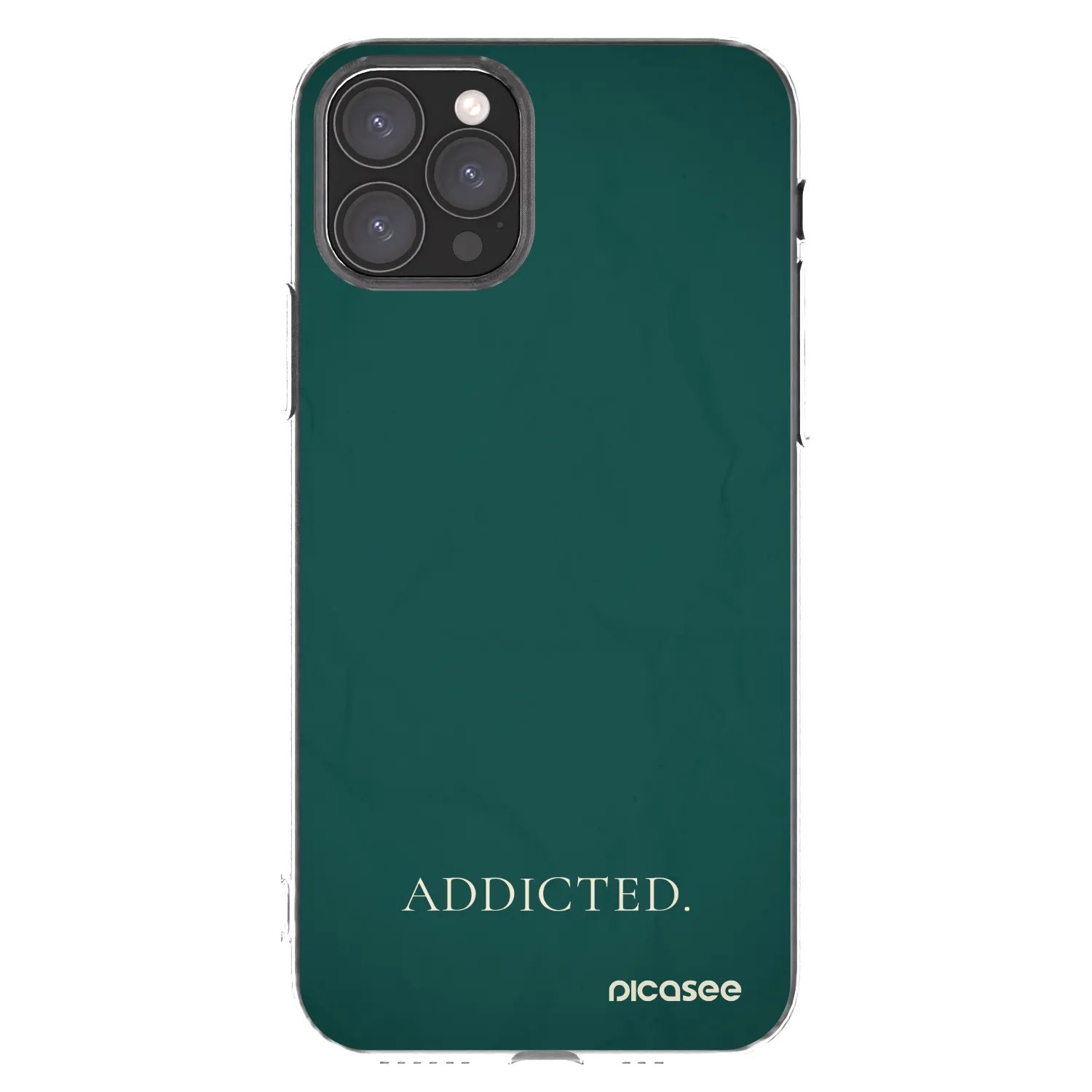 Picasee silikonowe przeźroczyste etui na Apple iPhone 11 Pro - Addicted