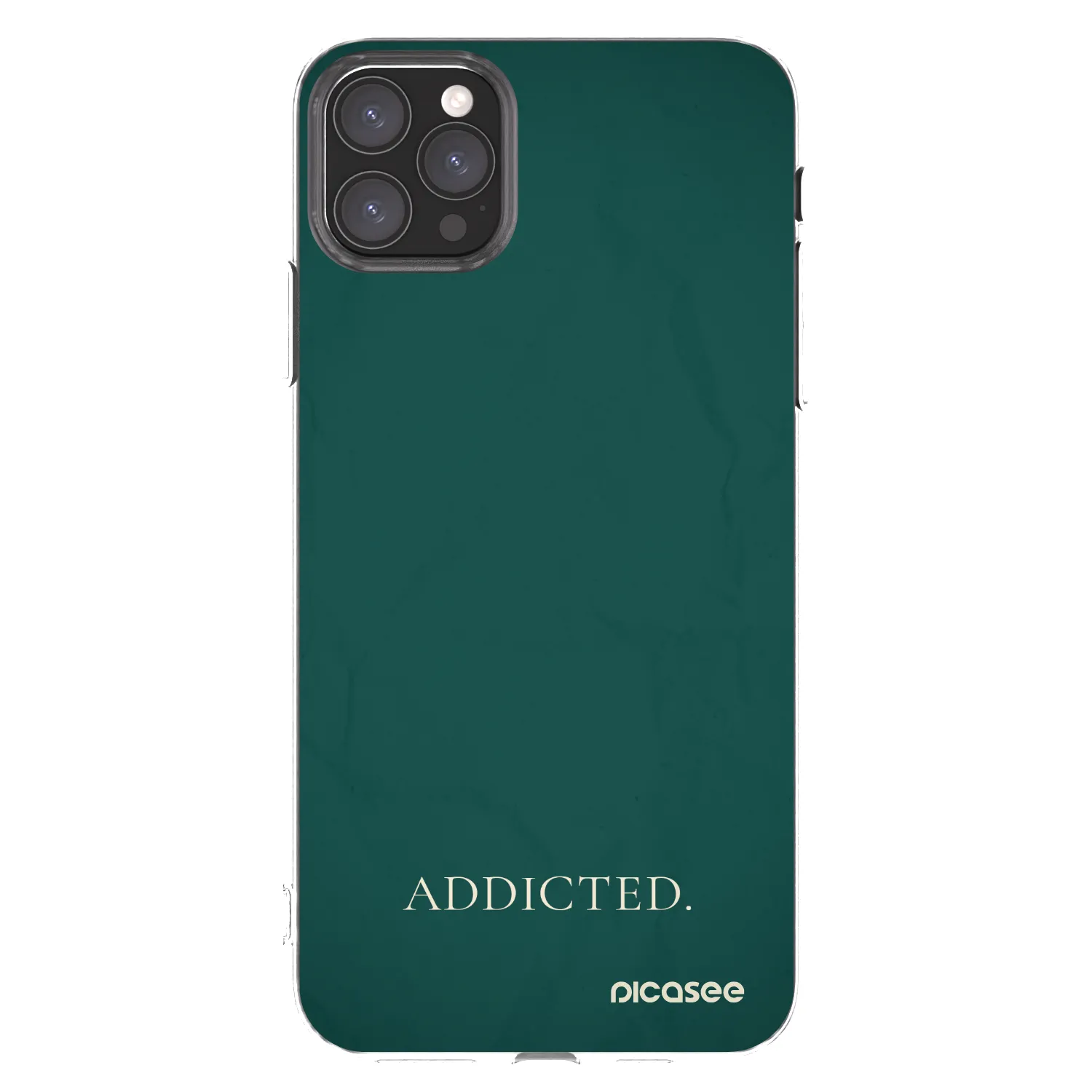 Picasee silikonowe przeźroczyste etui na Apple iPhone 11 Pro Max - Addicted