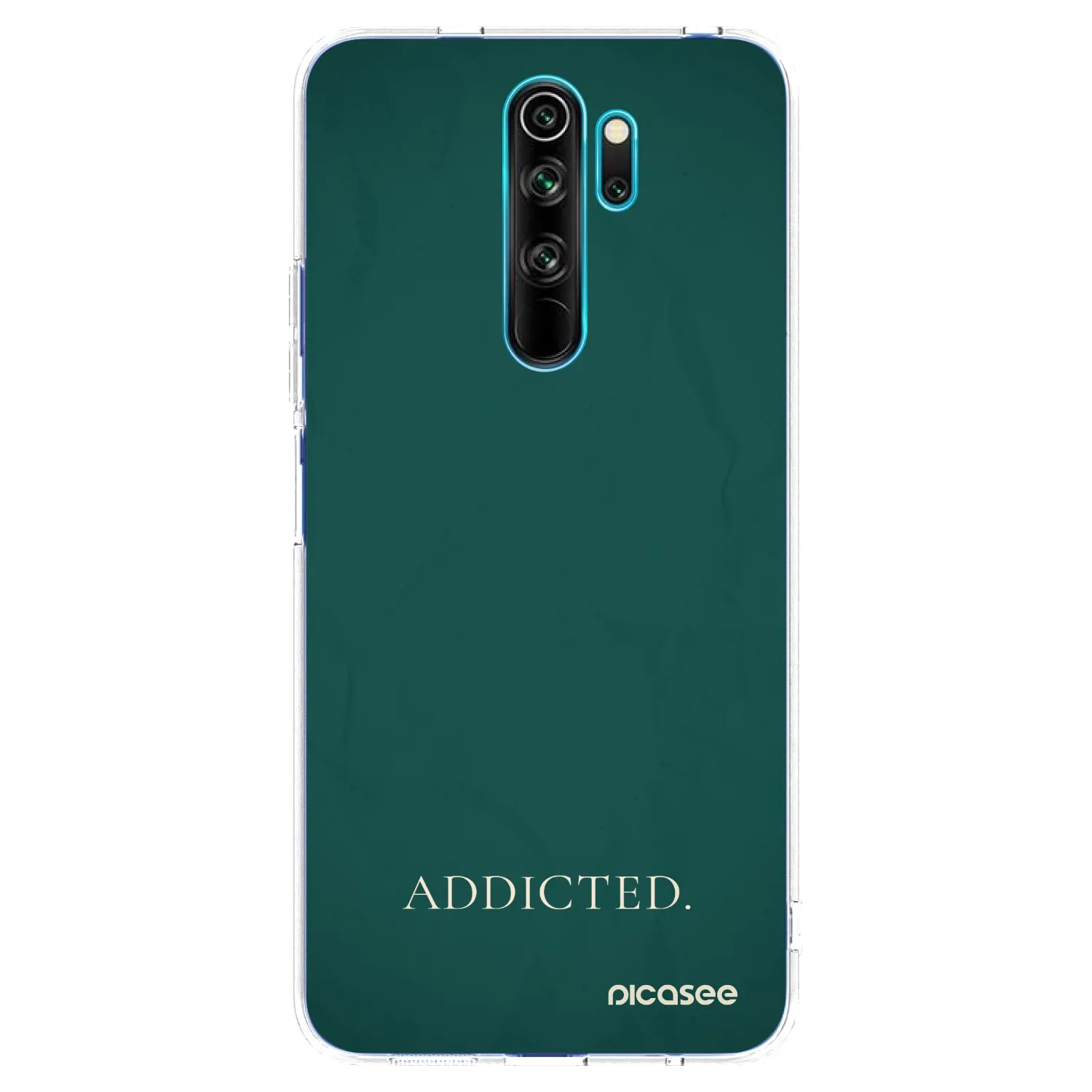 Picasee silikonowe przeźroczyste etui na Xiaomi Redmi Note 8 Pro - Addicted