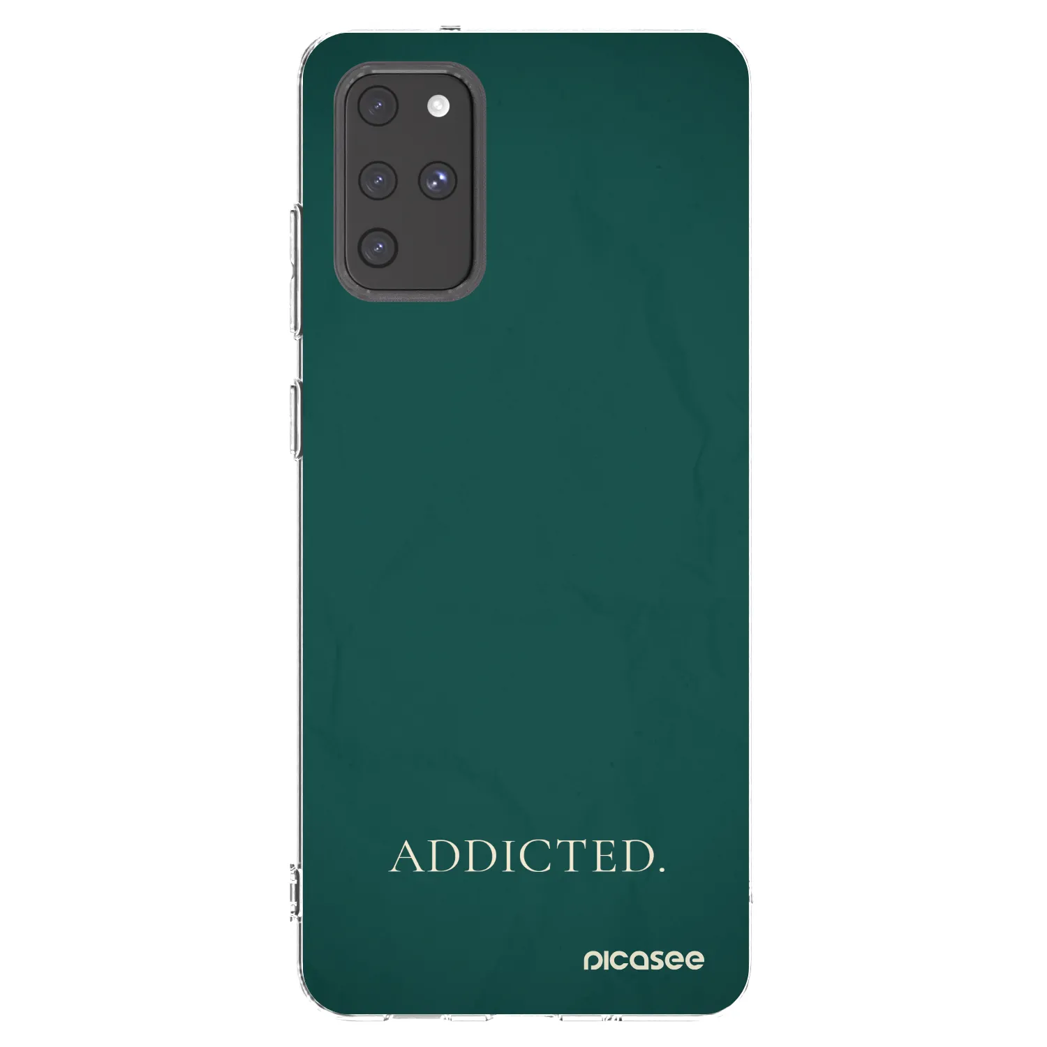 Picasee silikonowe przeźroczyste etui na Samsung Galaxy S20+ G985F - Addicted