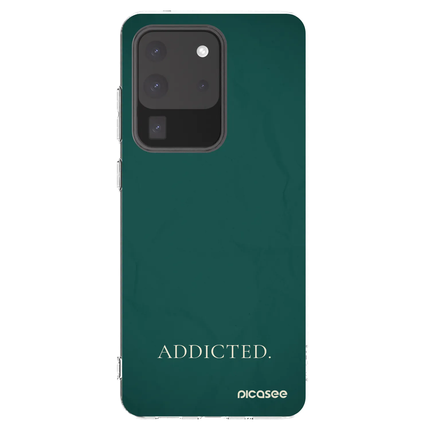 Picasee silikonowe przeźroczyste etui na Samsung Galaxy S20 Ultra 5G G988F - Addicted