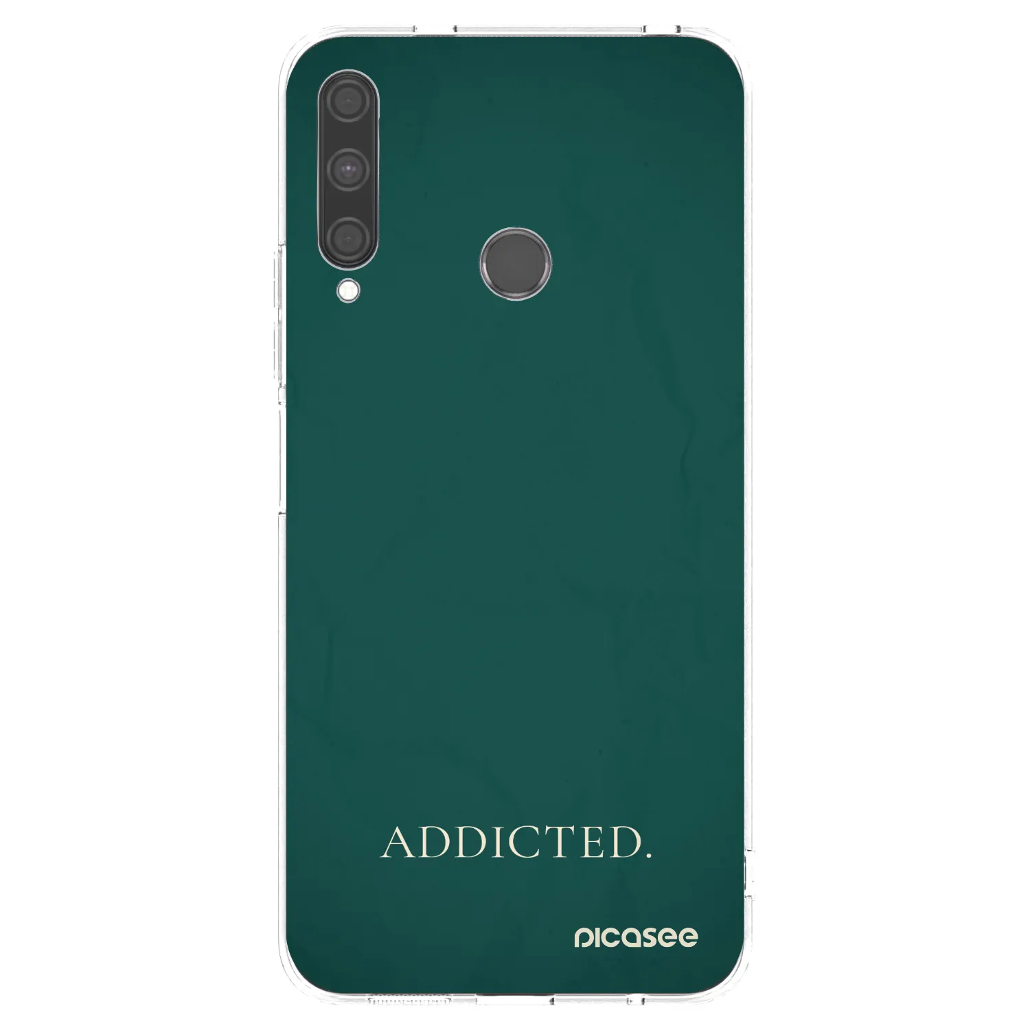 Picasee silikonowe przeźroczyste etui na Huawei P40 Lite E - Addicted