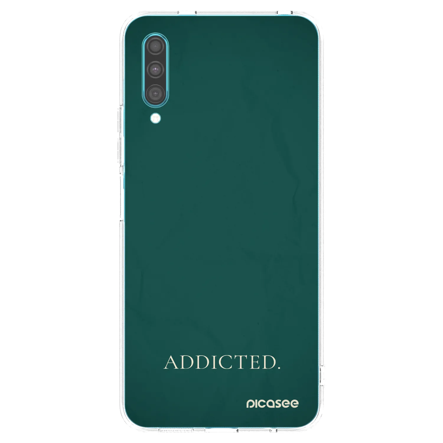 Picasee silikonowe przeźroczyste etui na Samsung Galaxy A30s A307F - Addicted