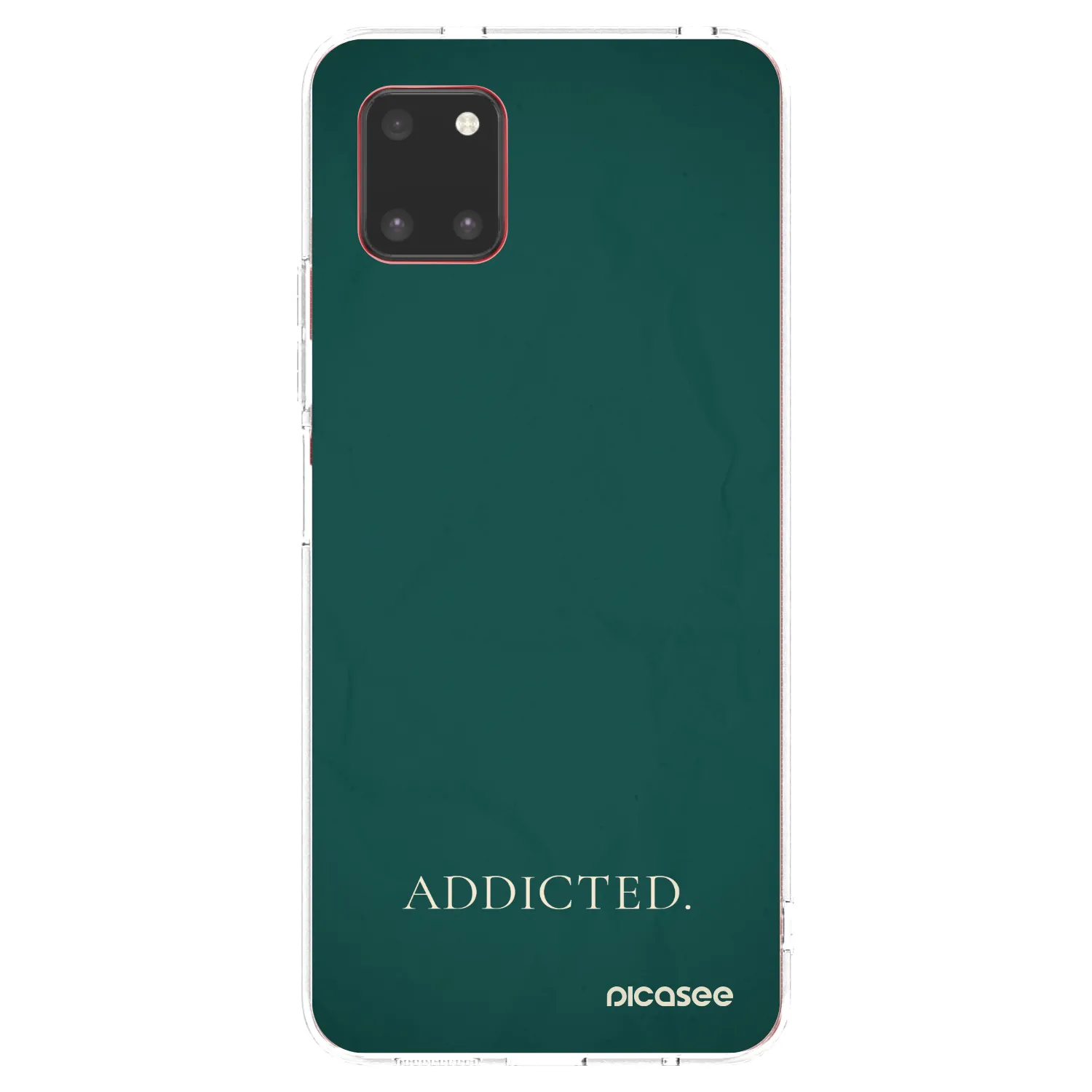 Picasee silikonowe przeźroczyste etui na Samsung Galaxy Note 10 Lite N770F - Addicted