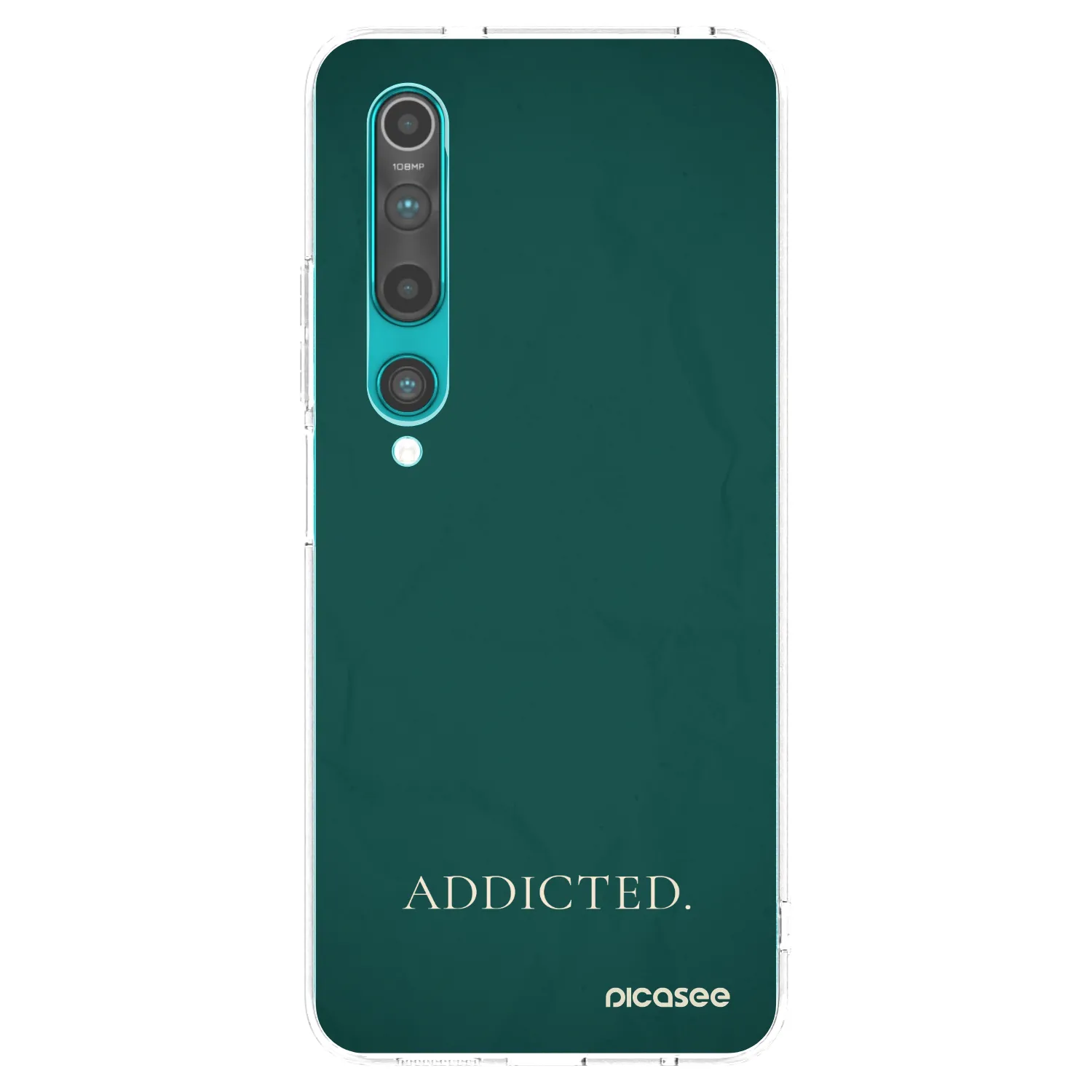 Picasee silikonowe przeźroczyste etui na Xiaomi Mi 10 - Addicted
