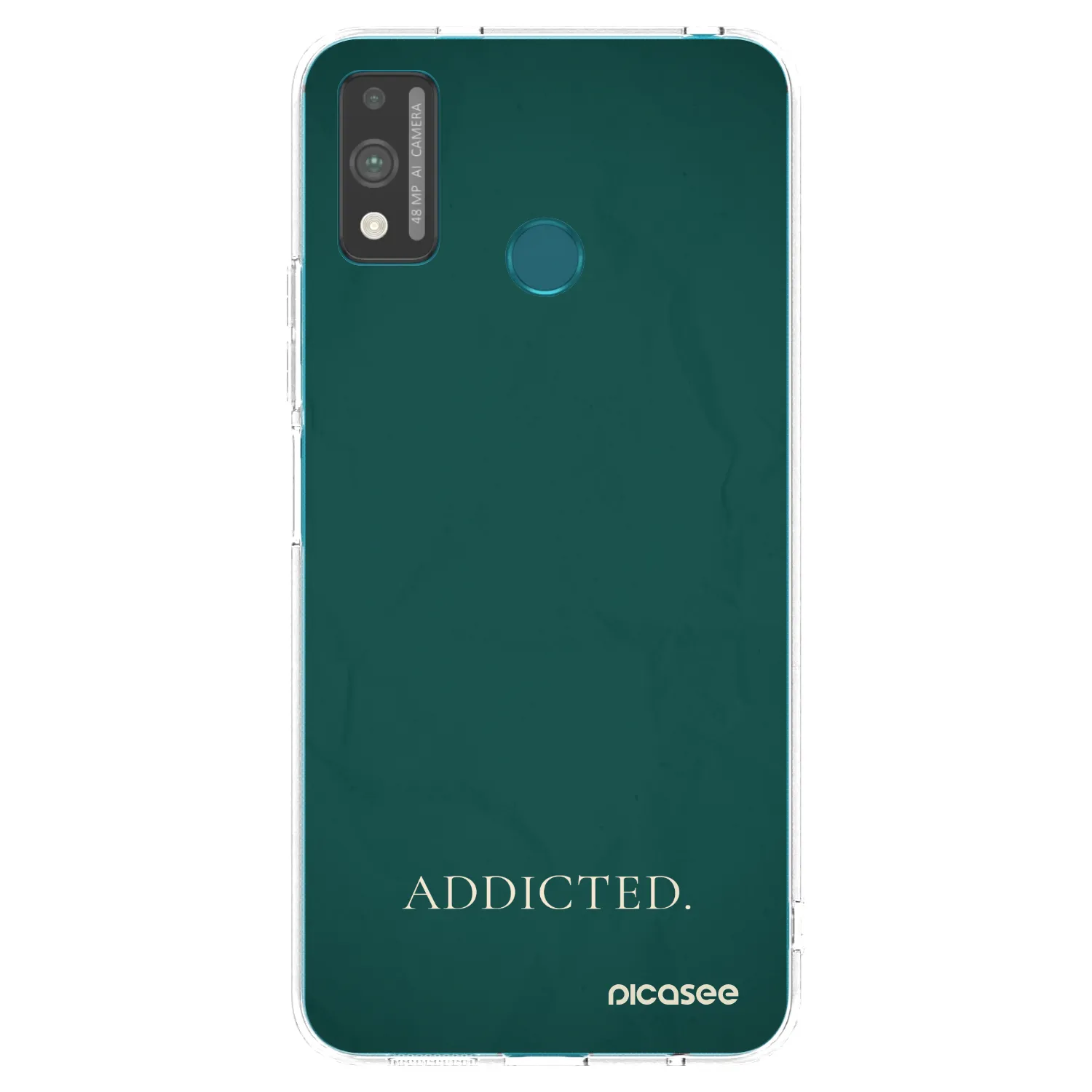 Picasee silikonowe przeźroczyste etui na Honor 9X Lite - Addicted