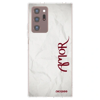 Picasee silikonowe przeźroczyste etui na Samsung Galaxy Note 20 Ultra - Amor