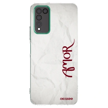 Picasee silikonowe przeźroczyste etui na Honor 10X Lite - Amor