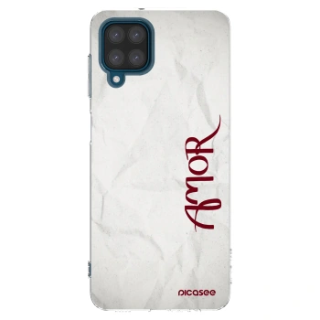 Picasee silikonowe przeźroczyste etui na Samsung Galaxy A12 A125F - Amor