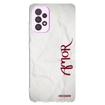 Picasee silikonowe przeźroczyste etui na Samsung Galaxy A32 5G A326B - Amor