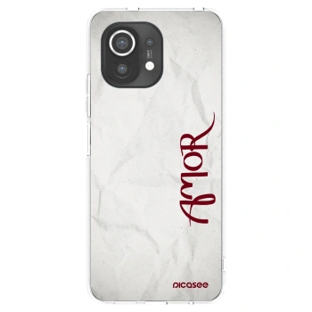 Picasee silikonowe przeźroczyste etui na Xiaomi Mi 11 - Amor