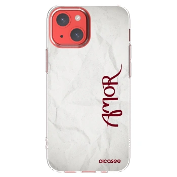 Picasee silikonowe przeźroczyste etui na Apple iPhone 13 mini - Amor