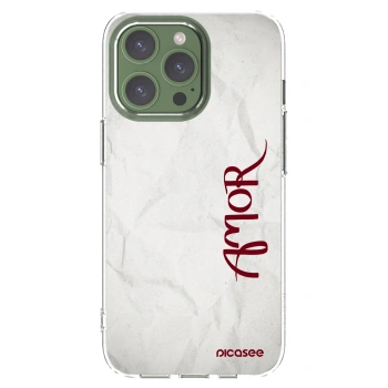 Picasee silikonowe przeźroczyste etui na Apple iPhone 13 Pro - Amor