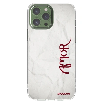 Picasee silikonowe przeźroczyste etui na Apple iPhone 13 Pro Max - Amor