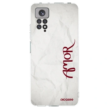Picasee silikonowe przeźroczyste etui na Xiaomi Redmi Note 11S 4G - Amor