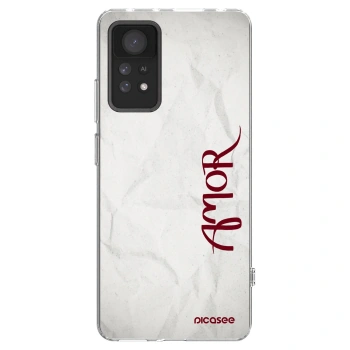 Picasee silikonowe przeźroczyste etui na Xiaomi Redmi Note 11 Pro 5G - Amor