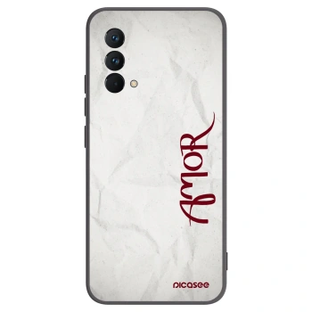 Picasee silikonowe czarne etui na Realme GT Master Edition 5G - Amor