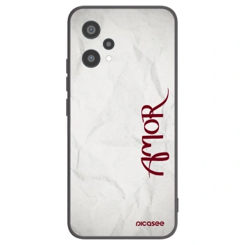 Picasee silikonowe czarne etui na Realme 9 Pro 5G - Amor