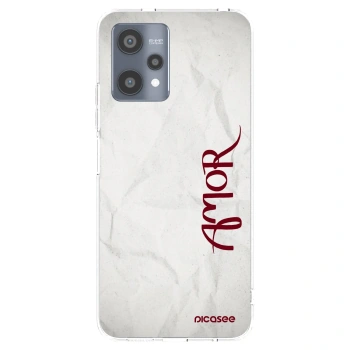 Picasee silikonowe przeźroczyste etui na Realme 9 Pro 5G - Amor