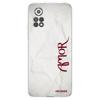 Picasee silikonowe przeźroczyste etui na Xiaomi Poco X4 Pro 5G - Amor