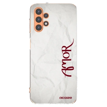 Picasee silikonowe przeźroczyste etui na Samsung Galaxy A13 4G A135 - Amor