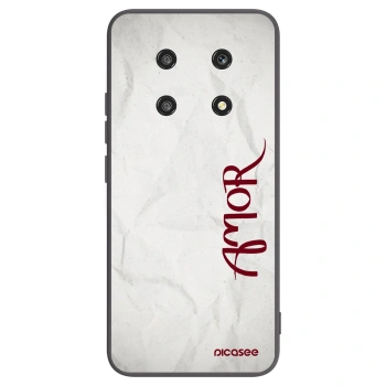 Picasee silikonowe czarne etui na Honor Magic4 Lite 5G - Amor