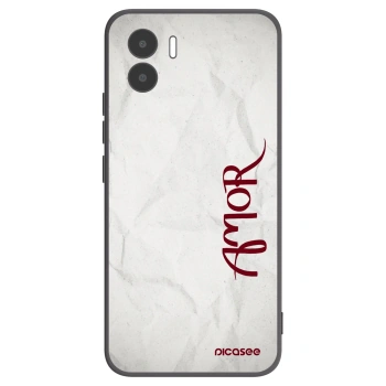 Picasee silikonowe czarne etui na Xiaomi Redmi A1 - Amor