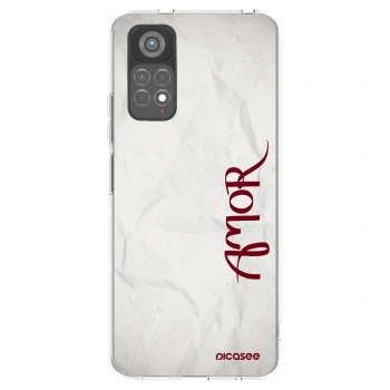 Picasee silikonowe przeźroczyste etui na Xiaomi Redmi Note 11S 5G - Amor