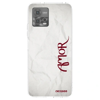 Picasee silikonowe przeźroczyste etui na Motorola Moto G72 - Amor