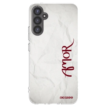 Picasee silikonowe przeźroczyste etui na Samsung Galaxy A34 5G A346B - Amor