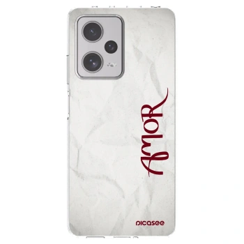 Picasee silikonowe przeźroczyste etui na Xiaomi Redmi Note 12 Pro+ 5G - Amor