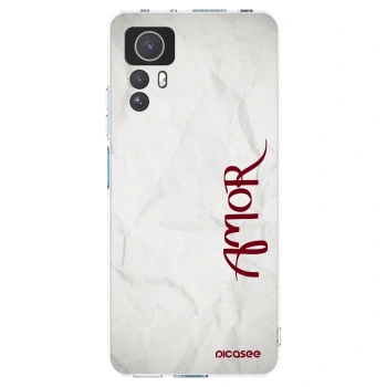 Picasee silikonowe przeźroczyste etui na Xiaomi Redmi Note 12S - Amor