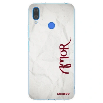 Picasee silikonowe przeźroczyste etui na Huawei Nova 3 - Amor