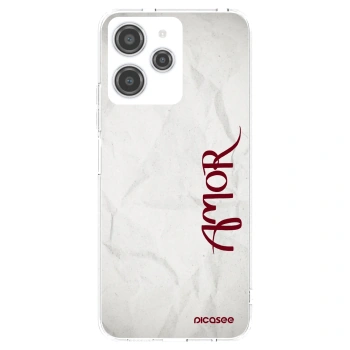 Picasee silikonowe przeźroczyste etui na Xiaomi Redmi 12 4G - Amor