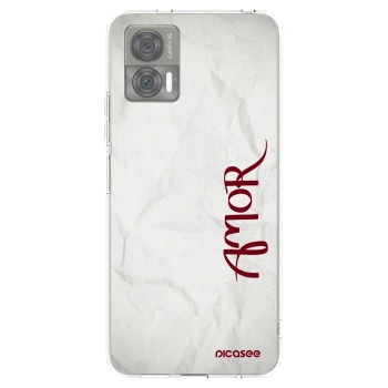 Picasee silikonowe przeźroczyste etui na Motorola Edge 30 Neo - Amor