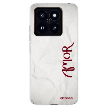 Picasee silikonowe przeźroczyste etui na Xiaomi 14 Pro - Amor