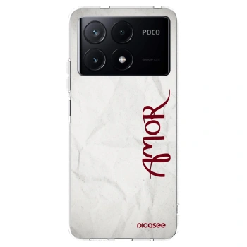 Picasee silikonowe przeźroczyste etui na Xiaomi Poco X6 Pro - Amor