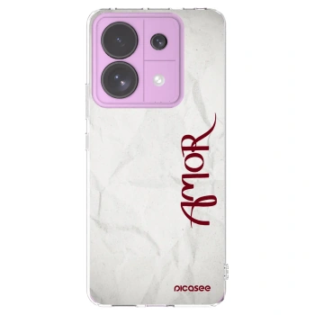 Picasee silikonowe przeźroczyste etui na Xiaomi Redmi Note 13 Pro 5G - Amor