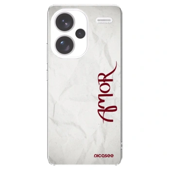 Picasee silikonowe przeźroczyste etui na Xiaomi Redmi Note 13 Pro+ 5G - Amor