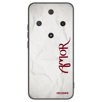Picasee silikonowe czarne etui na Honor Magic6 Lite 5G - Amor