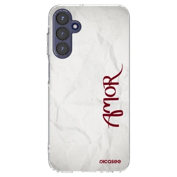 Picasee silikonowe przeźroczyste etui na Samsung Galaxy A15 A155F 4G - Amor