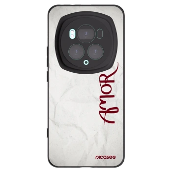 Picasee silikonowe czarne etui na Honor Magic6 Pro - Amor