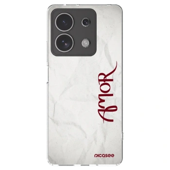 Picasee silikonowe przeźroczyste etui na Xiaomi Redmi Note 13 4G - Amor