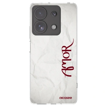 Picasee silikonowe przeźroczyste etui na Xiaomi Redmi Note 13 Pro 4G - Amor