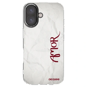 Picasee silikonowe przeźroczyste etui na Apple iPhone 16 - Amor