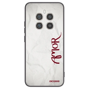 Picasee silikonowe czarne etui na Realme 12 Pro 5G - Amor