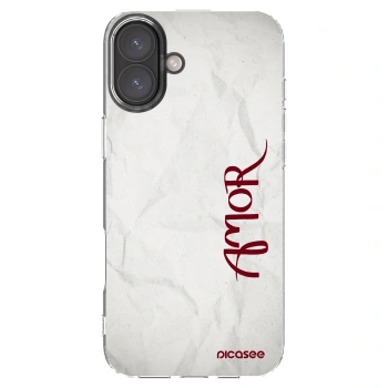 Picasee silikonowe przeźroczyste etui na Apple iPhone 16 Plus - Amor