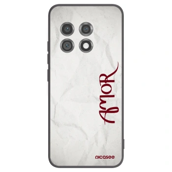 Picasee silikonowe czarne etui na OnePlus 11 5G - Amor