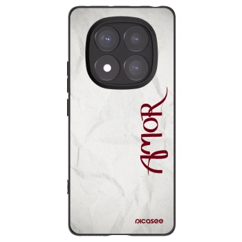 Picasee silikonowe czarne etui na Xiaomi Redmi Note 14 Pro+ 5G - Amor
